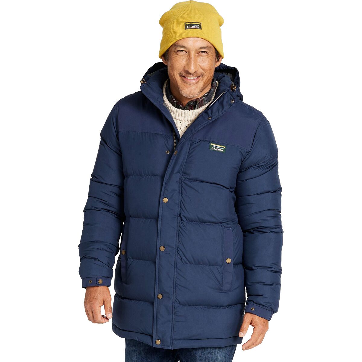 L.L.Bean L.L.Bean Men's Mountain Classic Down Parka in Nautical Navy - Size: Large - $170.00 at Steep and Cheap