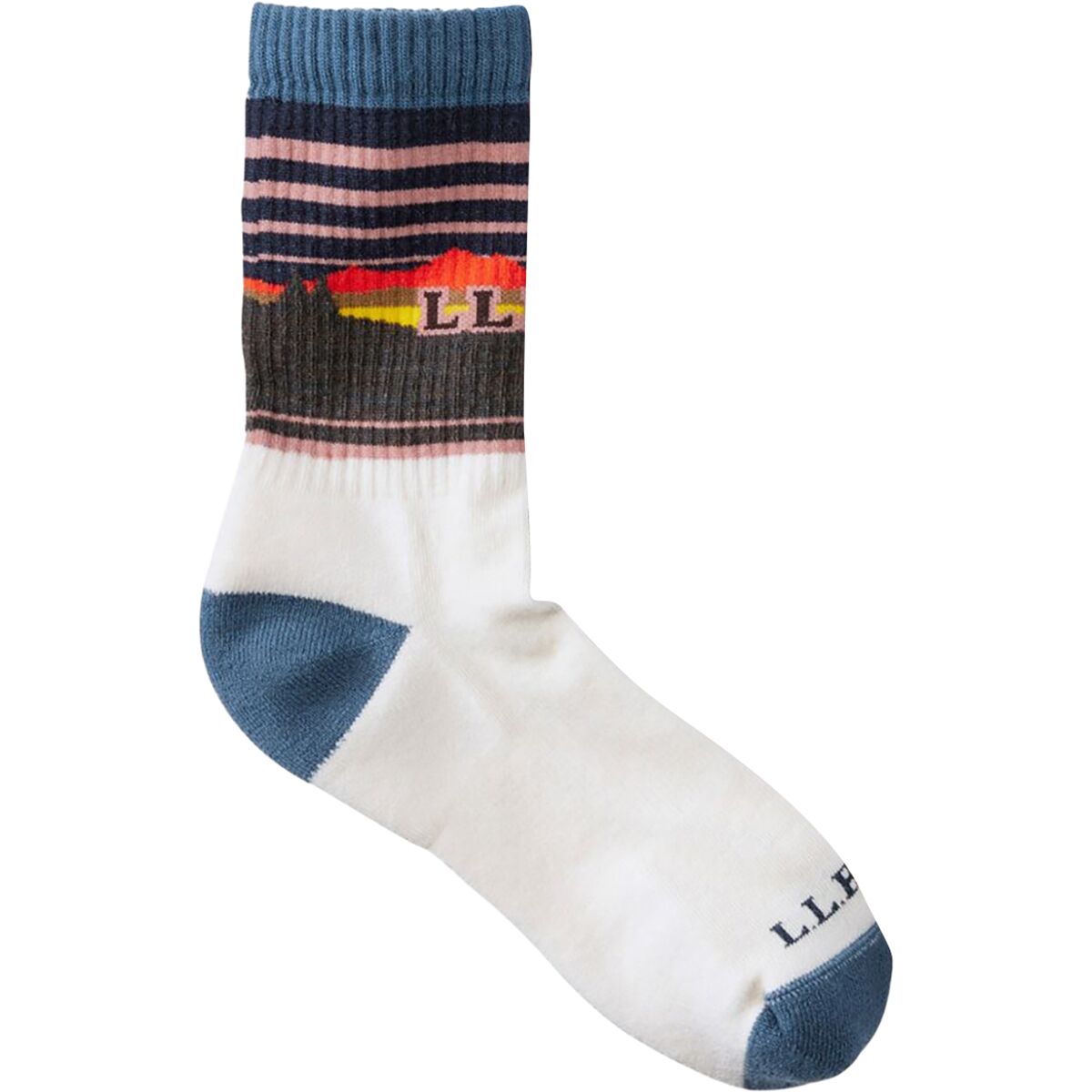 L.L.Bean L.L.Bean Katahdin Mountain Hiker Socks in Shore / Mallard Blue - Size: XL - $19.51 at Steep and Cheap