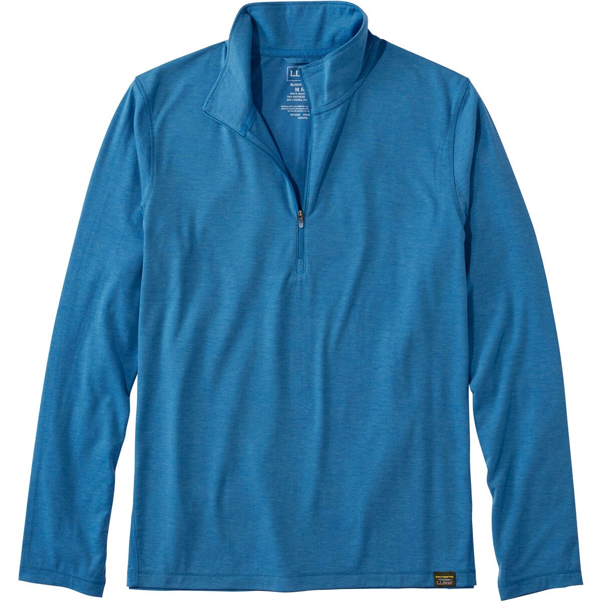 L.L.Bean L.L.Bean Men's Everyday Sunsmart Regular 1/4-Zip Shirt in Blue Water - Size: XXL - $55.21 at Steep and Cheap
