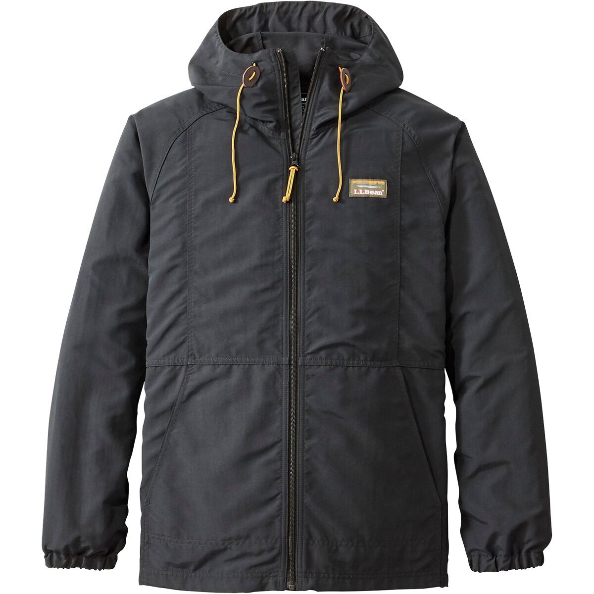 L.L.Bean Men's Mountain Classic Full-Zip Regular Jacket in Black - Size: Small