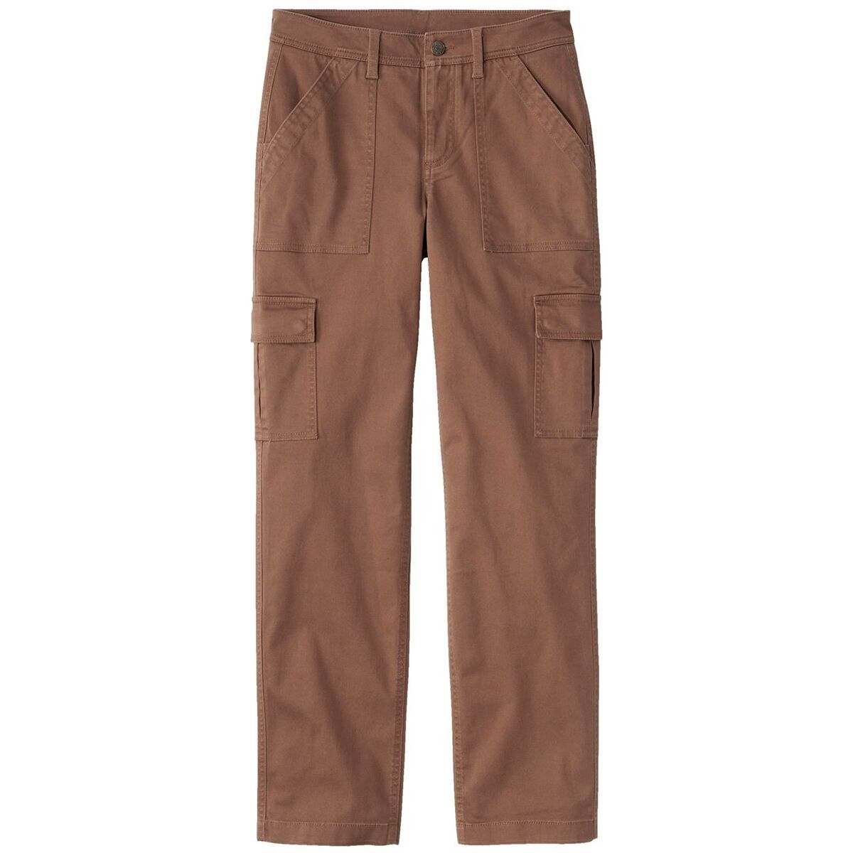 L.L.Bean L.L.Bean Women's Comfort Stretch Mid Rise Straight Leg Cargo Pant in Acorn - Size: 6/Regular - $76.46 at Steep and Cheap