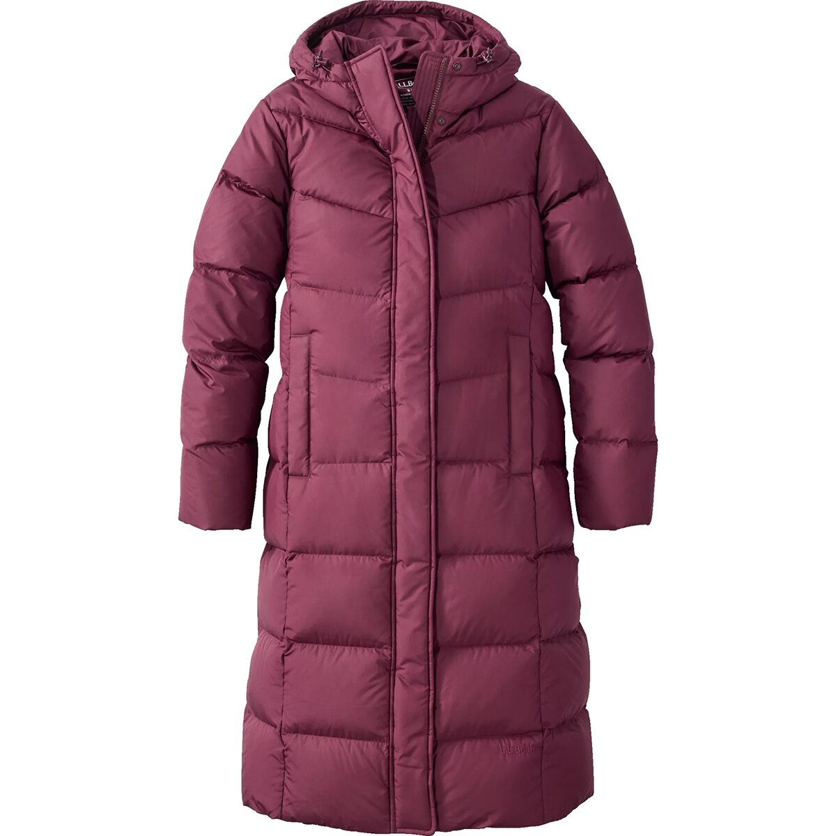L.L.Bean Women's Popham Puffer Coat in Fig - Size: XS
