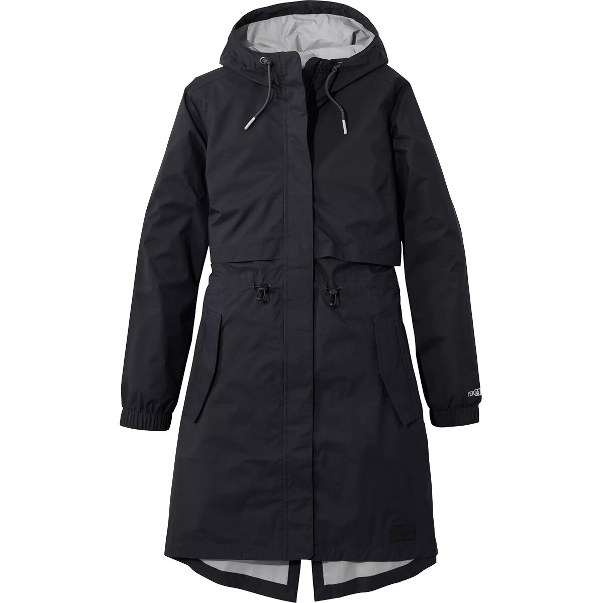 L.L.Bean Women's Wharf Street Rain Coat in Midnight Black - Size: Large