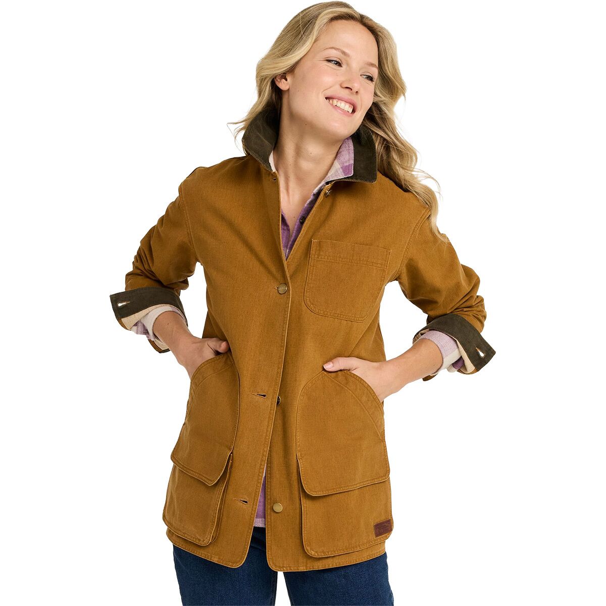L.L.Bean Women's Lightweight Field Coat in Saddle - Size: XS