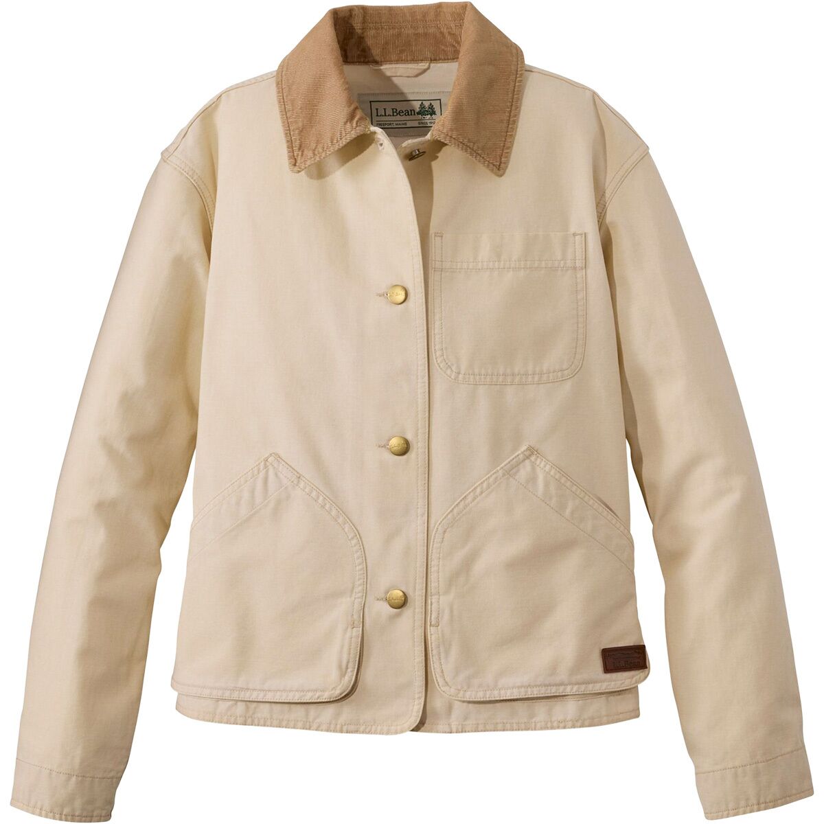 L.L.Bean Women's Lightweight Field Jacket in Pale Khaki - Size: Medium
