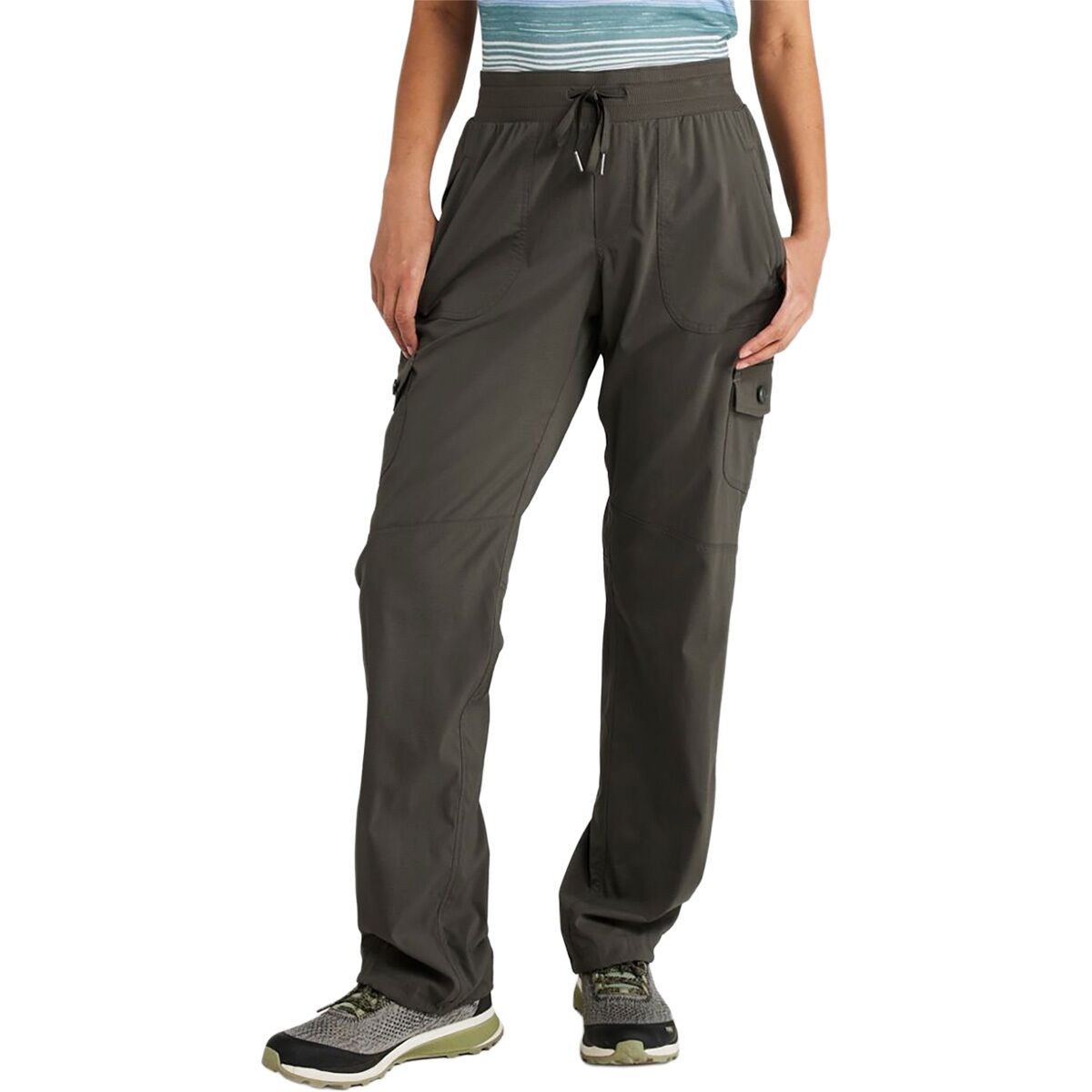L.L.Bean Women's Vista Camp Regular Pant in Dark Taupe - Size: XL/Regular
