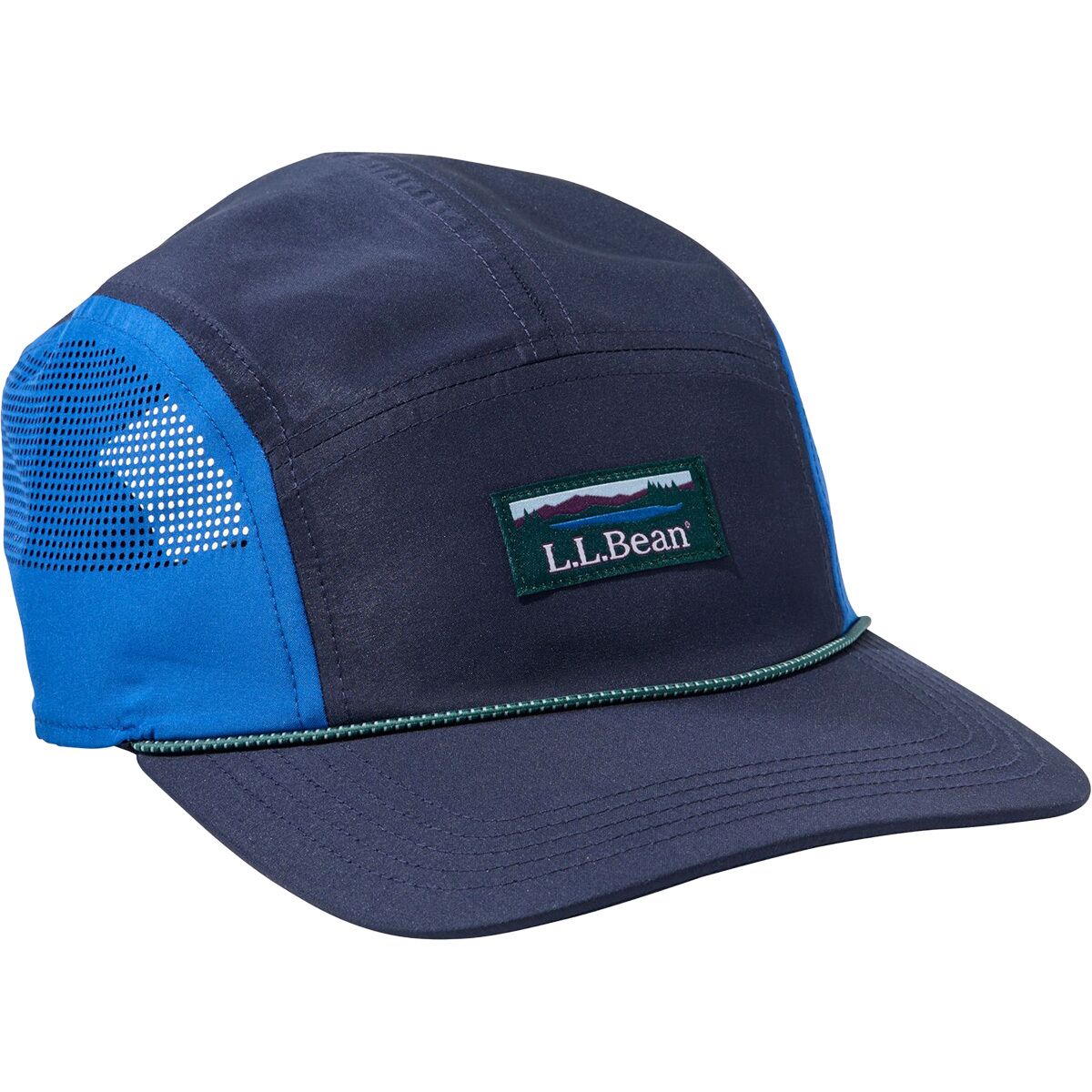 L.L.Bean Mountain Classic 5-Panel Hat in Classic Navy Colorblock