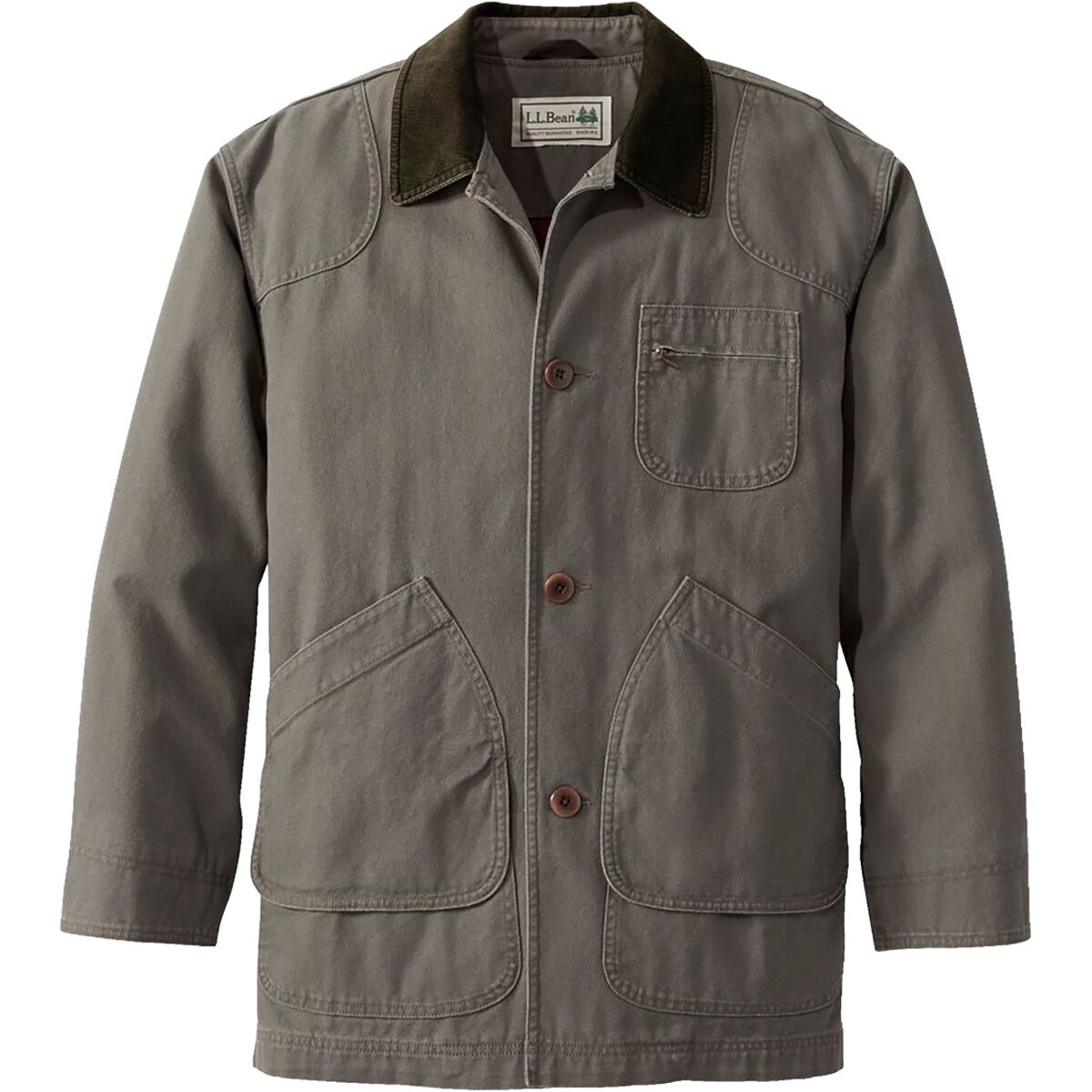 L.L.Bean Men's Cotton-Lined Field Coat in Olive - Size: XL