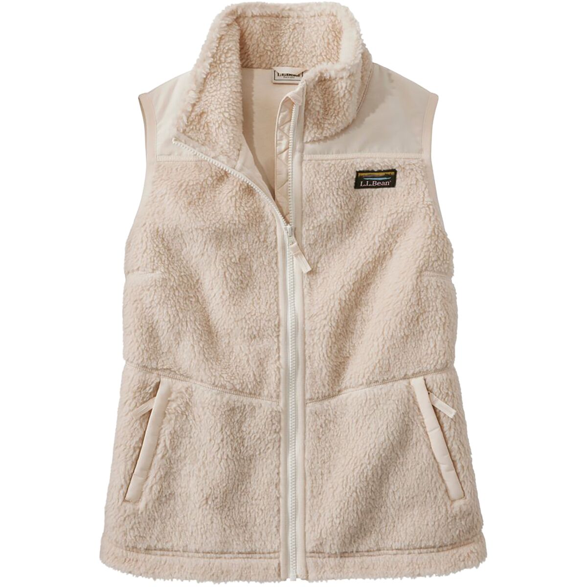L.L.Bean L.L.Bean Women's Bean's Sherpa Fleece Vest in Natural - Size: XS - $84.96 at Steep and Cheap