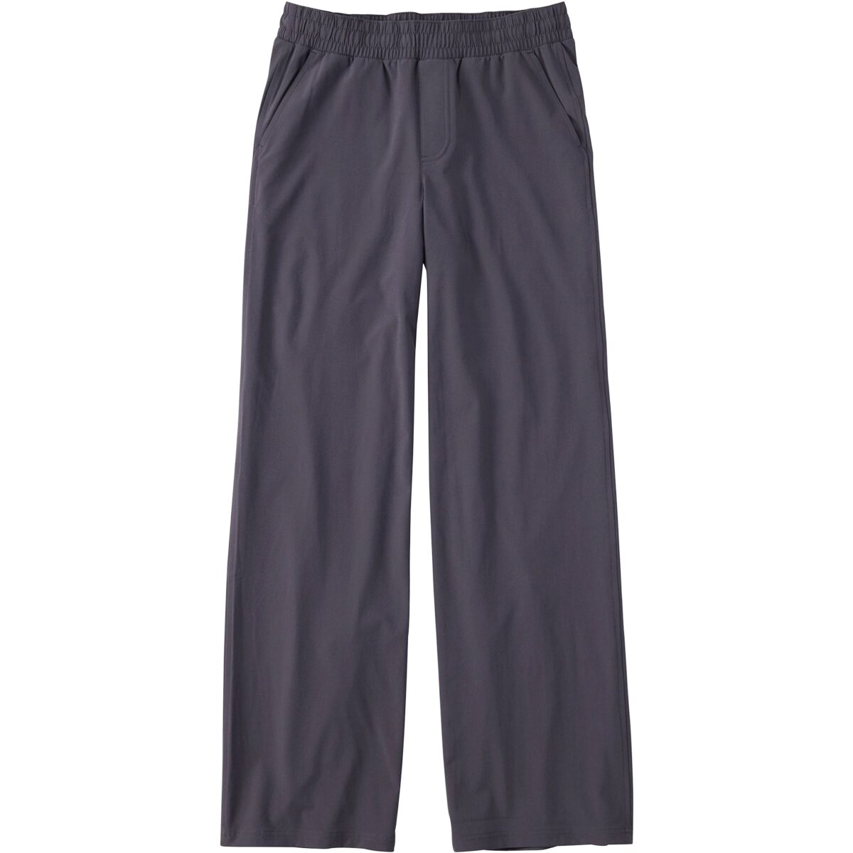 L.L.Bean Women's VentureStretch Wide Leg Pant in Granite - Size: Small