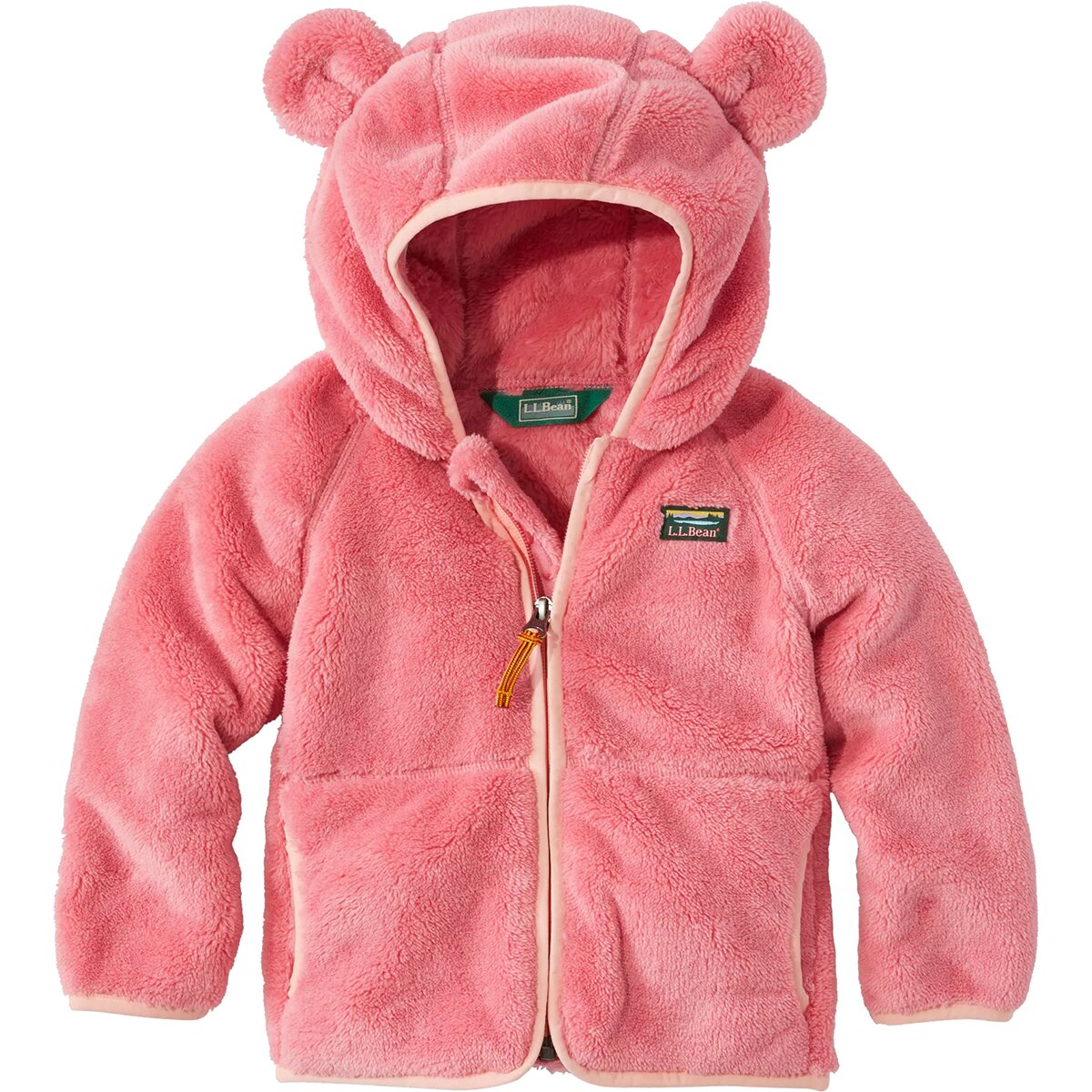 L.L.Bean Bean's Hi-Pile Fleece Jacket - Infants' in Field Rose - Size: 6-12M
