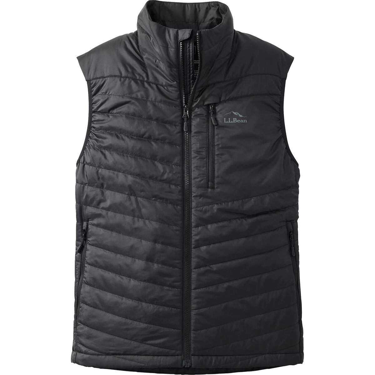 L.L.Bean Men's Primaloft Packaway Vest in Midnight Black - Size: XL