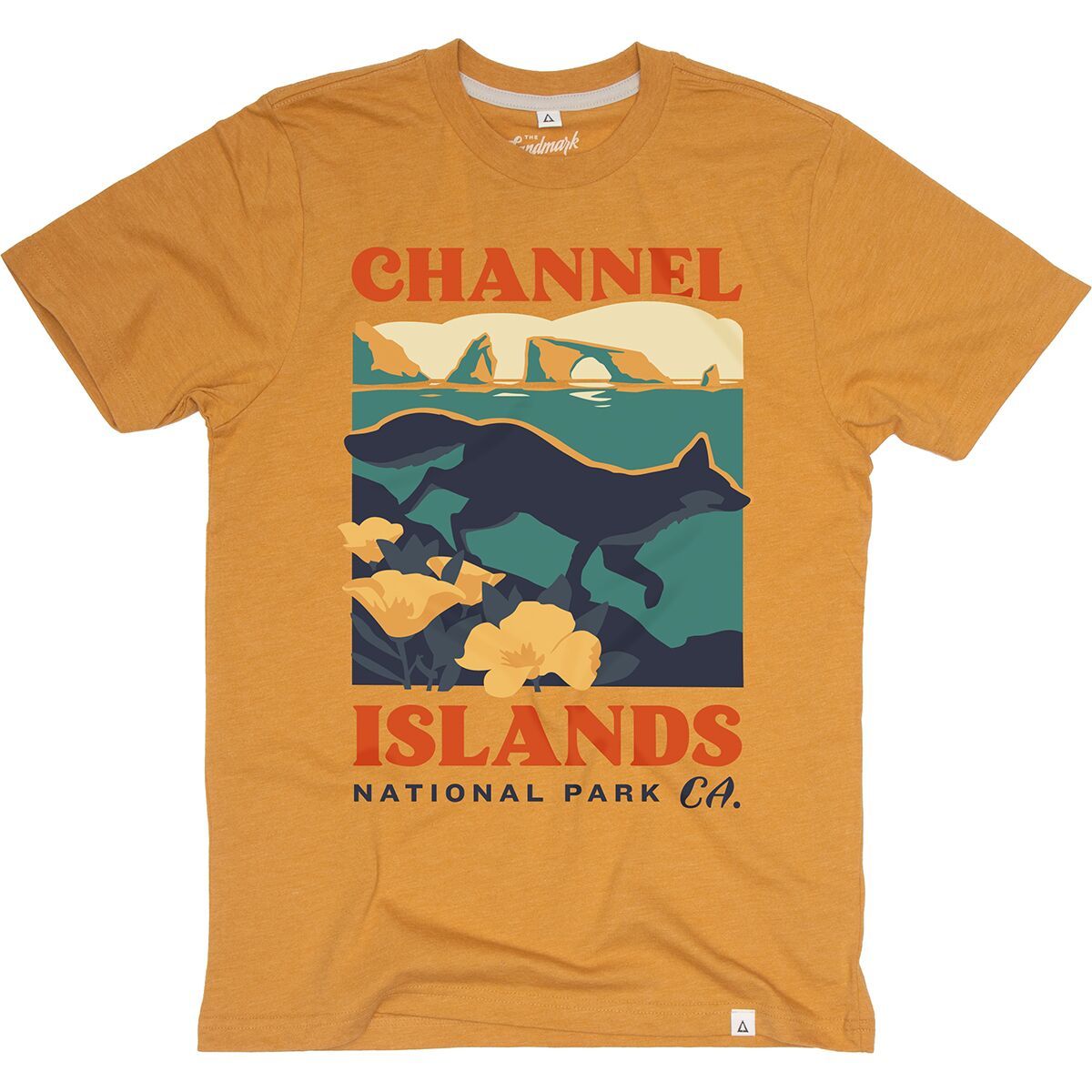 Landmark Project Channel Islands National Park Short-Sleeve T-Shirt in Goldenrod - Size: Medium