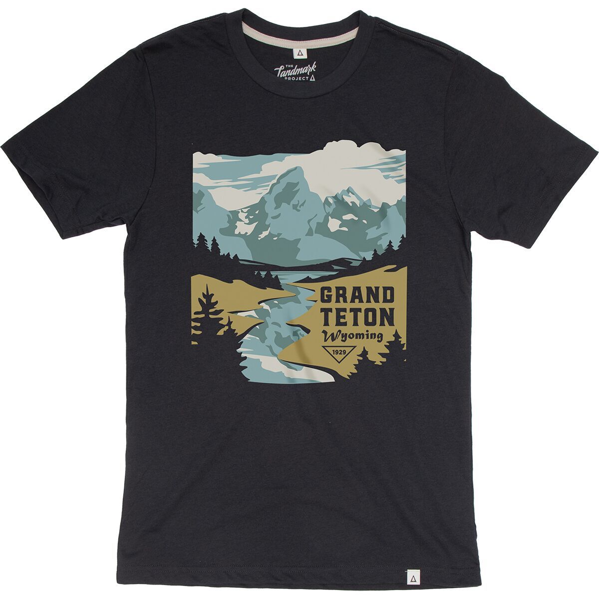Landmark Project Grand Teton National Park Short-Sleeve T-Shirt in Deep Navy - Size: Medium