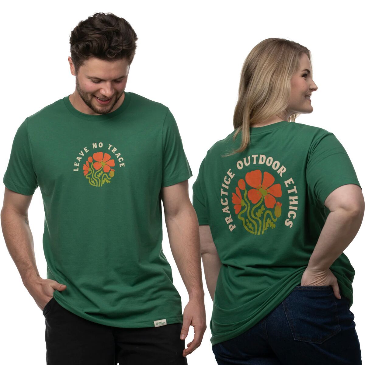 Landmark Project Leave No Trace T-Shirt in Palm Leaf - Size: XL