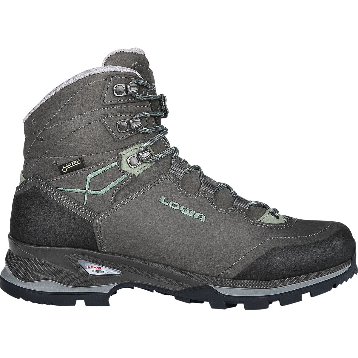 Lowa Women's Lady Light GTX Backpacking Boot in Graphite / Jade - Size: