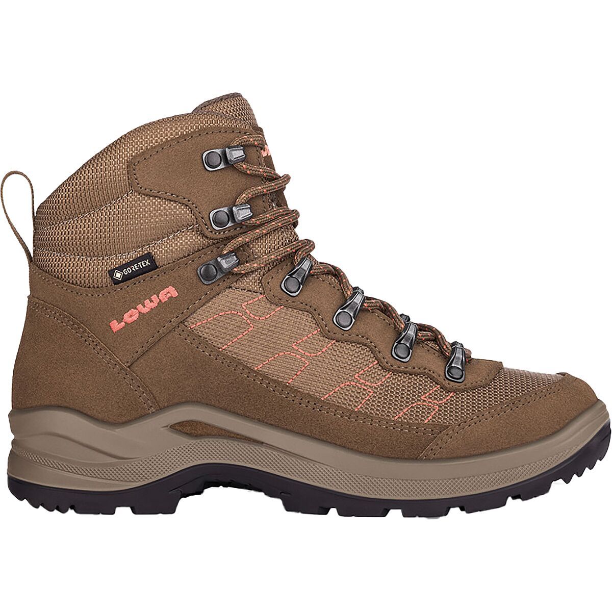 Lowa Women's Taurus Pro GTX Mid Hiking Boot in Taupe - Size:
