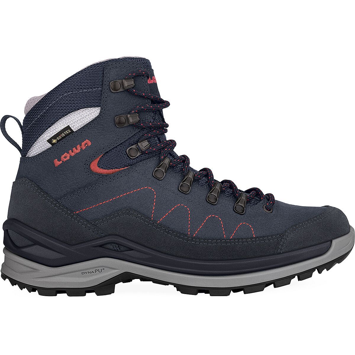 Lowa Women's Toro Pro GTX Mid Hiking Boot in Navy / Redwood - Size: