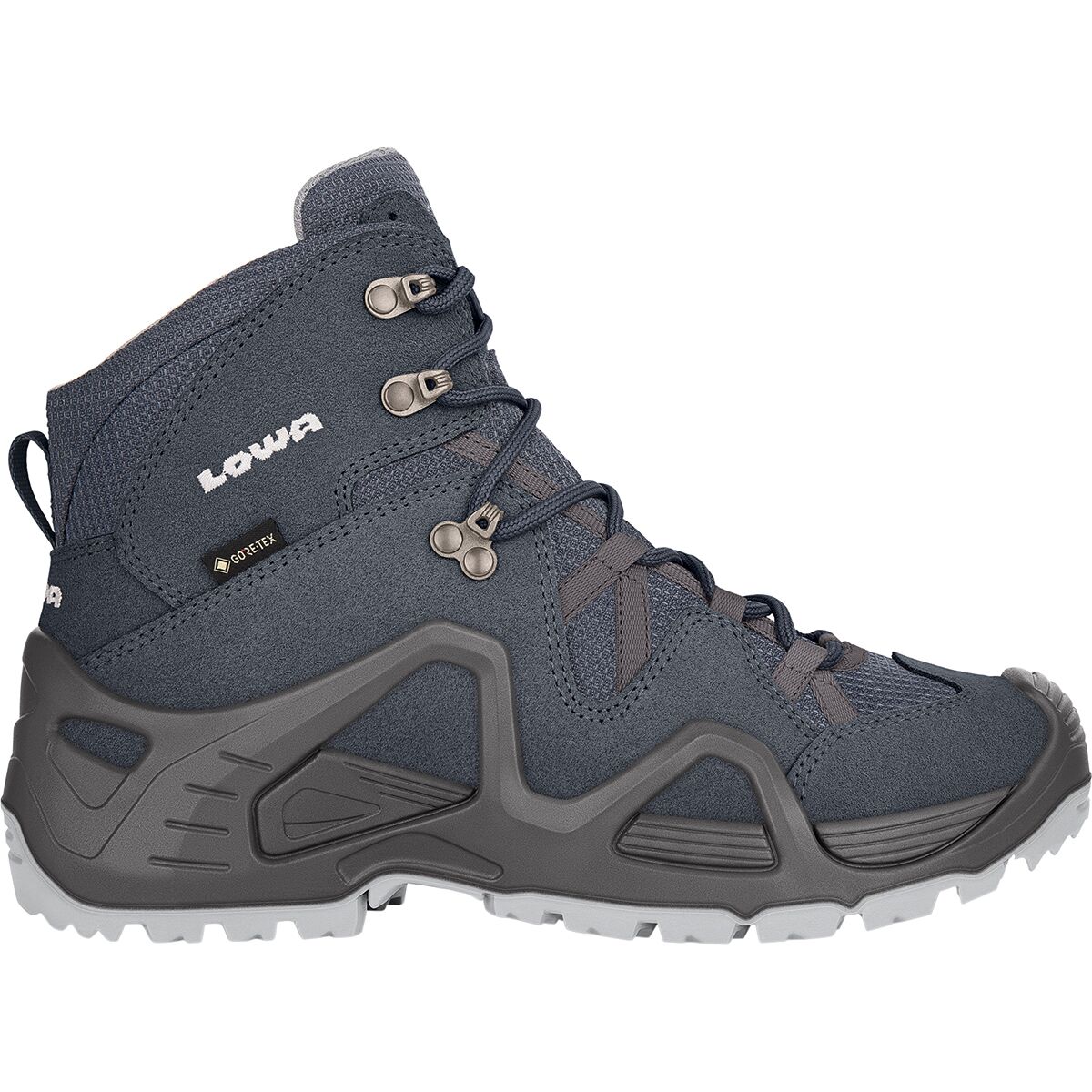 Lowa Women's Zephyr GTX Mid TF Hiking Boot in Steel Blue - Size: