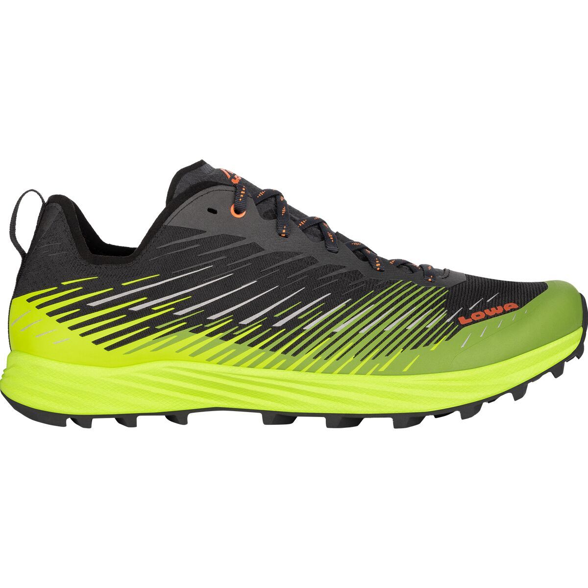 Lowa Men's Citux Trail Running Shoe in Lime / Flame - Size: