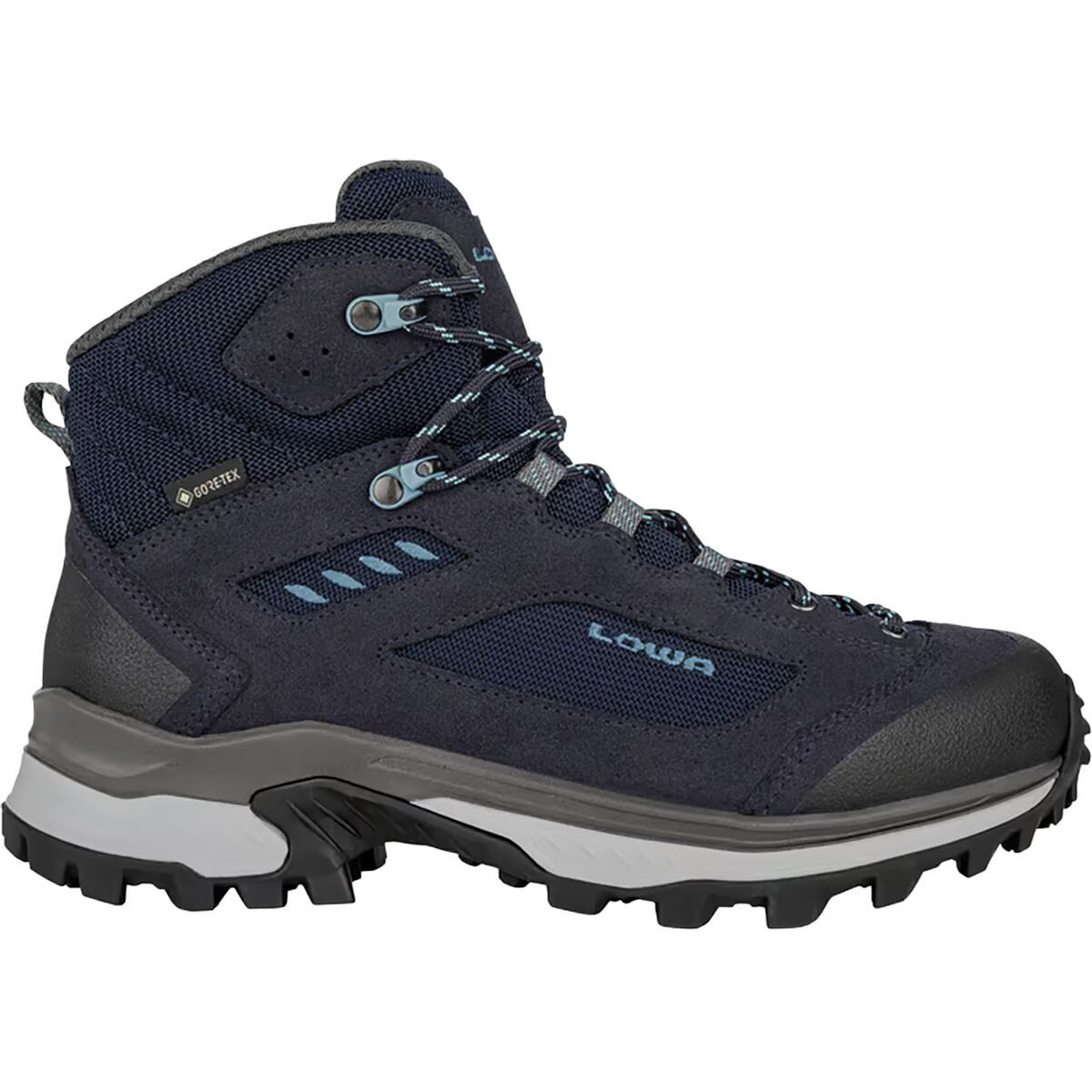 Lowa Women's Corvara GTX Mid Backpacking Boot in Navy / Arctic - Size: