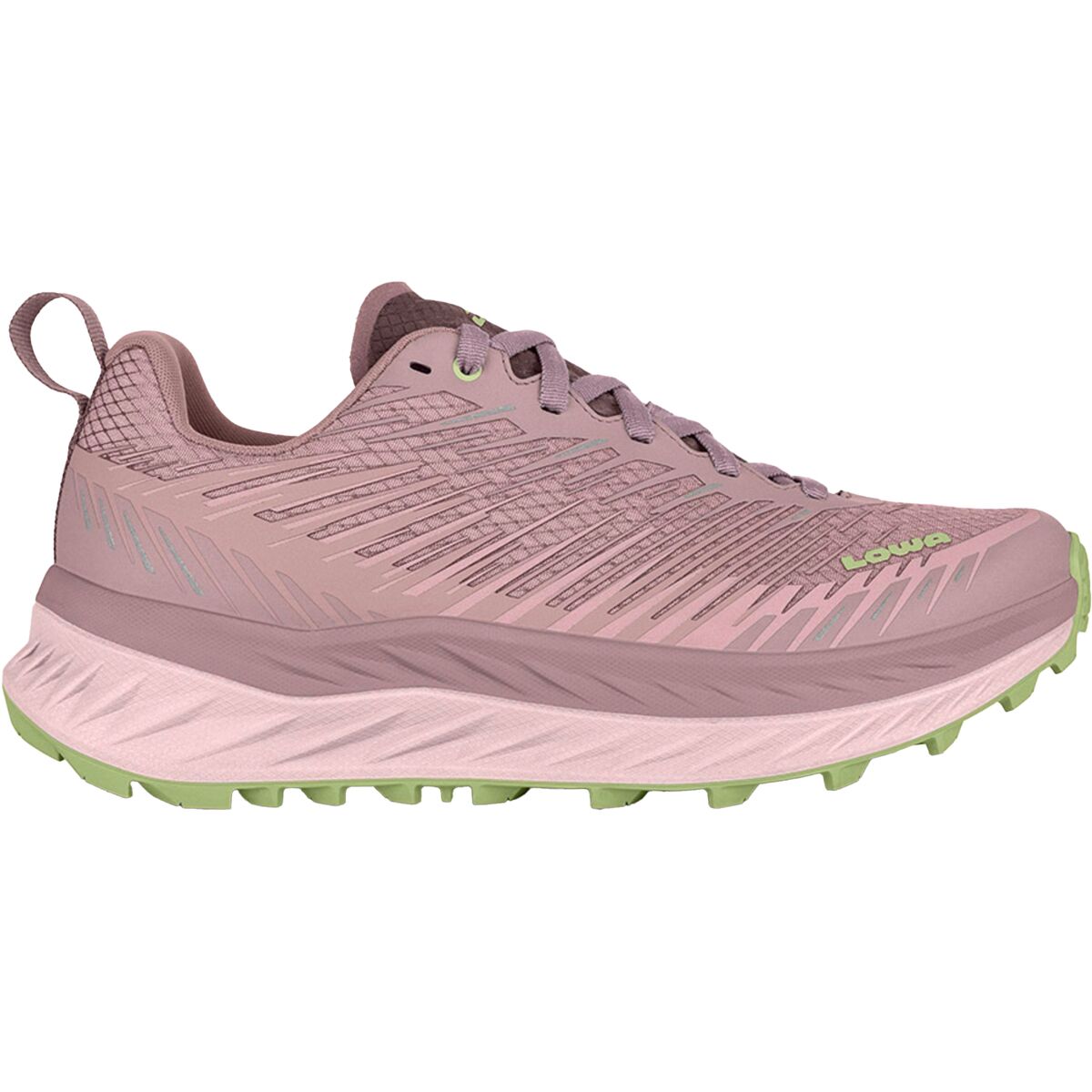 Lowa Women's Fortux Trail Running Shoe in Old Rose / Avocado - Size: