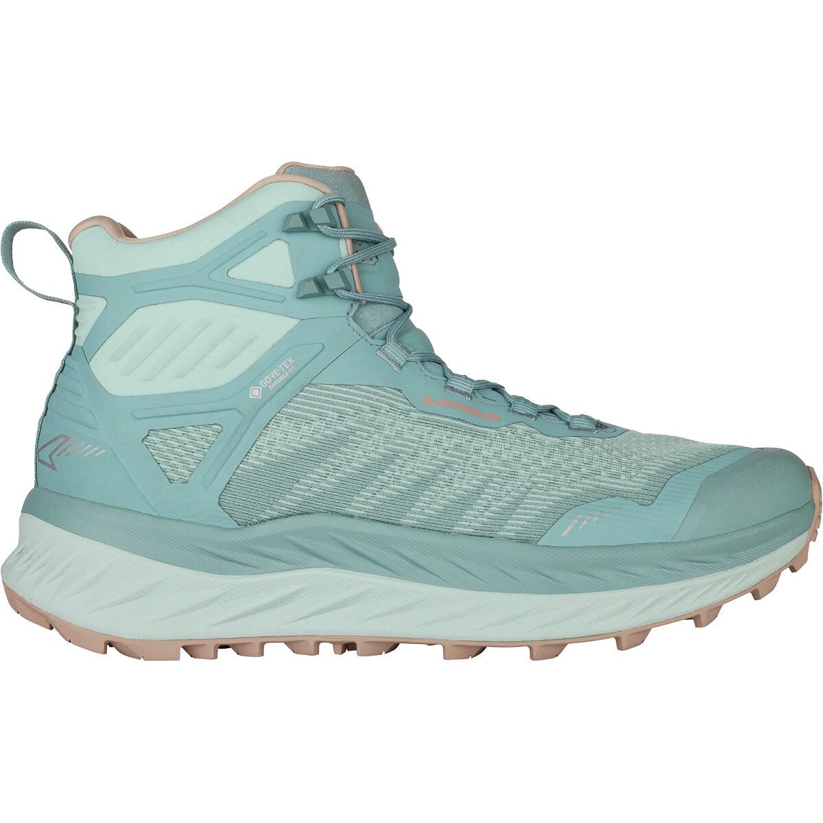 Lowa Women's Fortux GTX QC Hiking Boot in Arctic / Rose - Size: