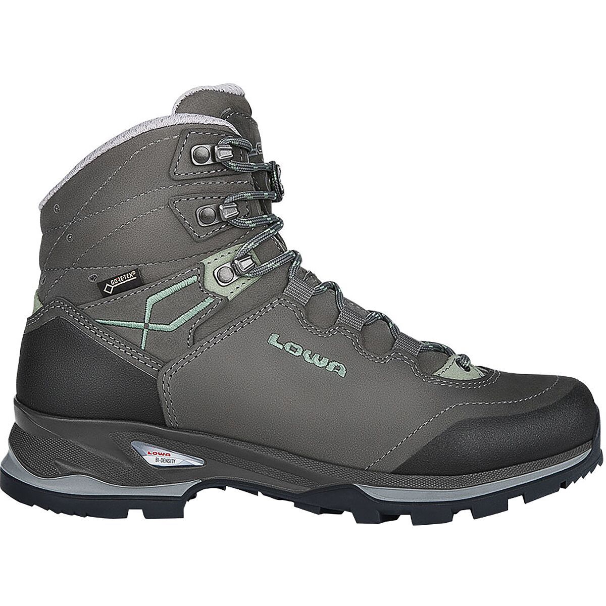Lowa Women's Lady Light GTX Backpacking Boot in Graphite / Jade - Size: