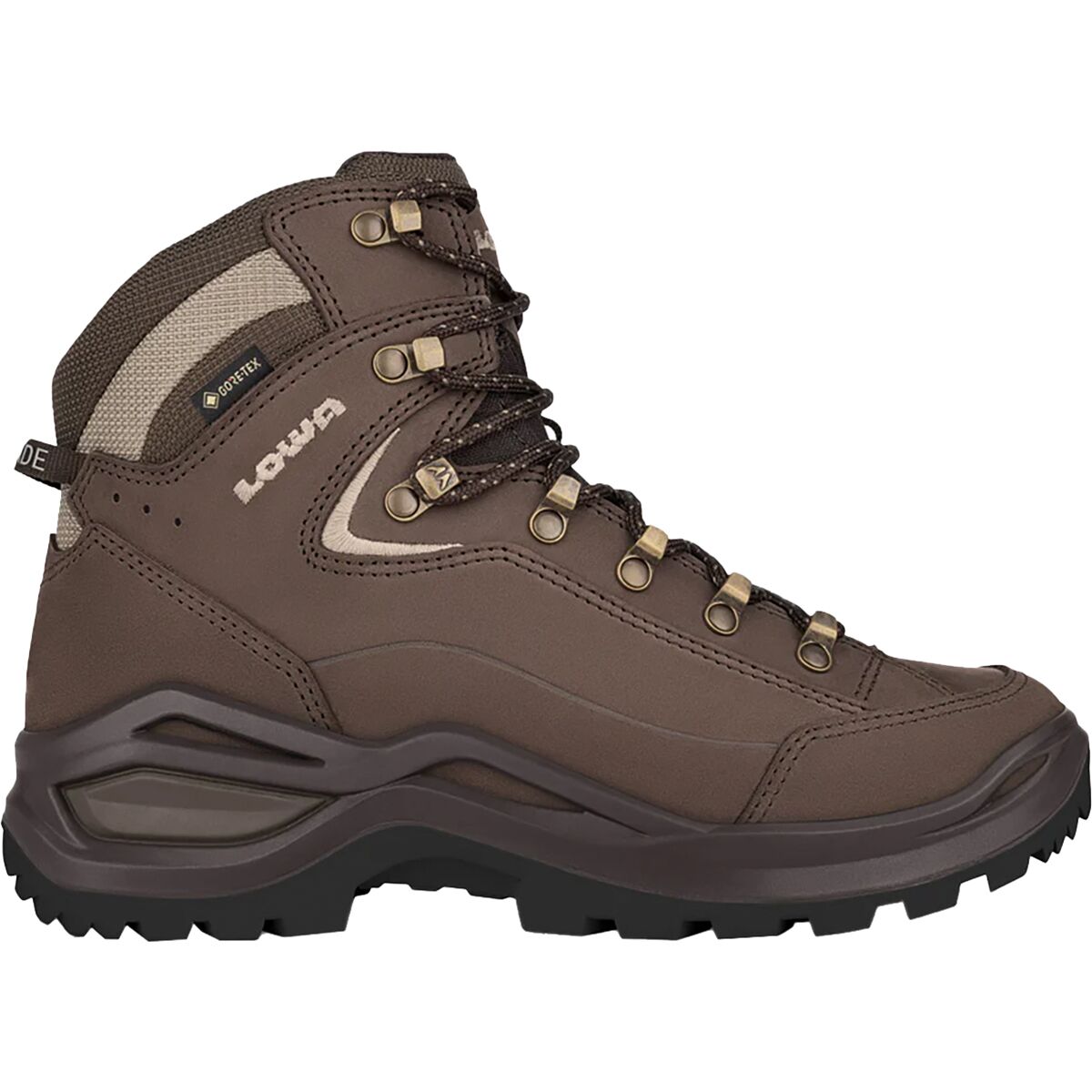 Lowa Women's Renegade Evo GTX Mid Hiking Boot in Espresso / Anthracite - Size: