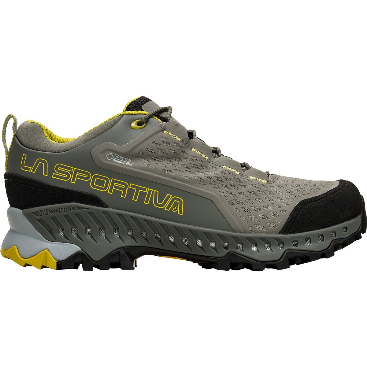 La Sportiva Women's Spire GTX Hiking Shoe in Clay / Celery - Size: 37