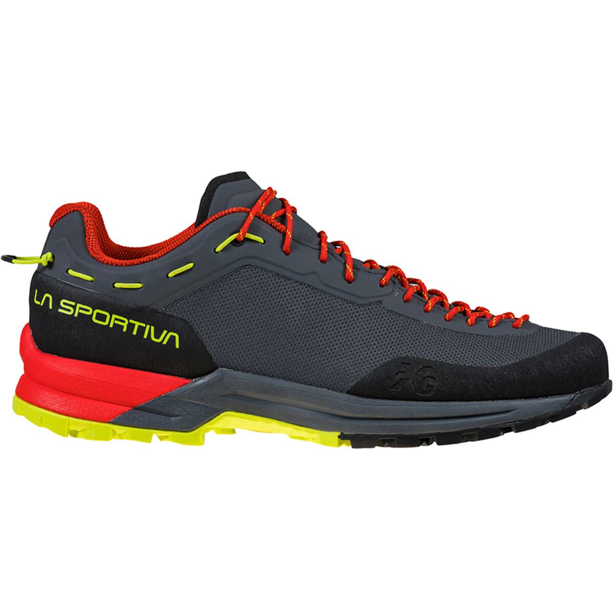 La Sportiva Men's TX Guide Approach Shoe in Carbon / Goji - Size: 37.5