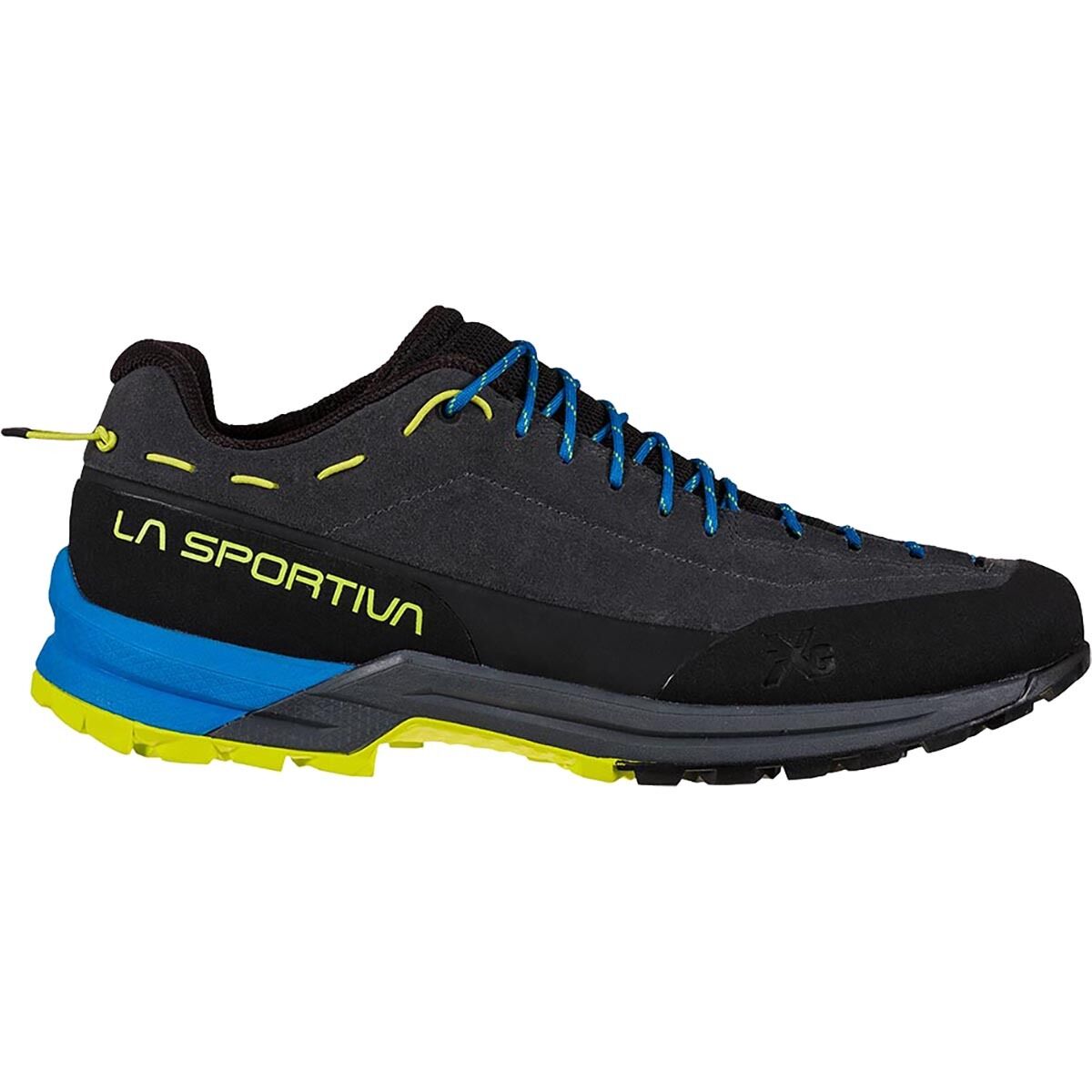 La Sportiva Men's TX Guide Leather Approach Shoe in Carbon / Lime Punch - Size: 45.5
