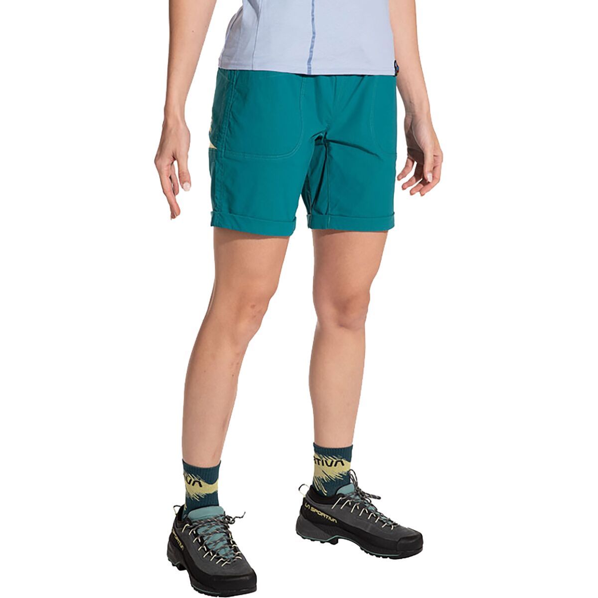 La Sportiva Women's Mantra Short in Celestial Blue / Topaz - Size: XS