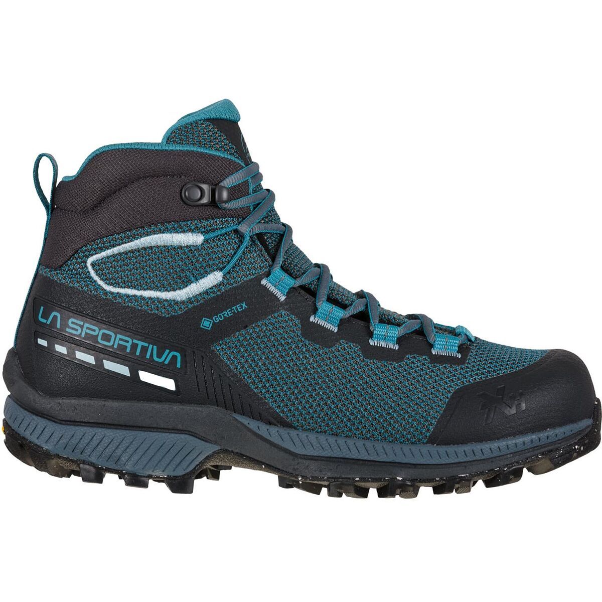 La Sportiva Women's TX Hike Mid GTX Hiking Boot in Topaz / Carbon - Size: 41.5