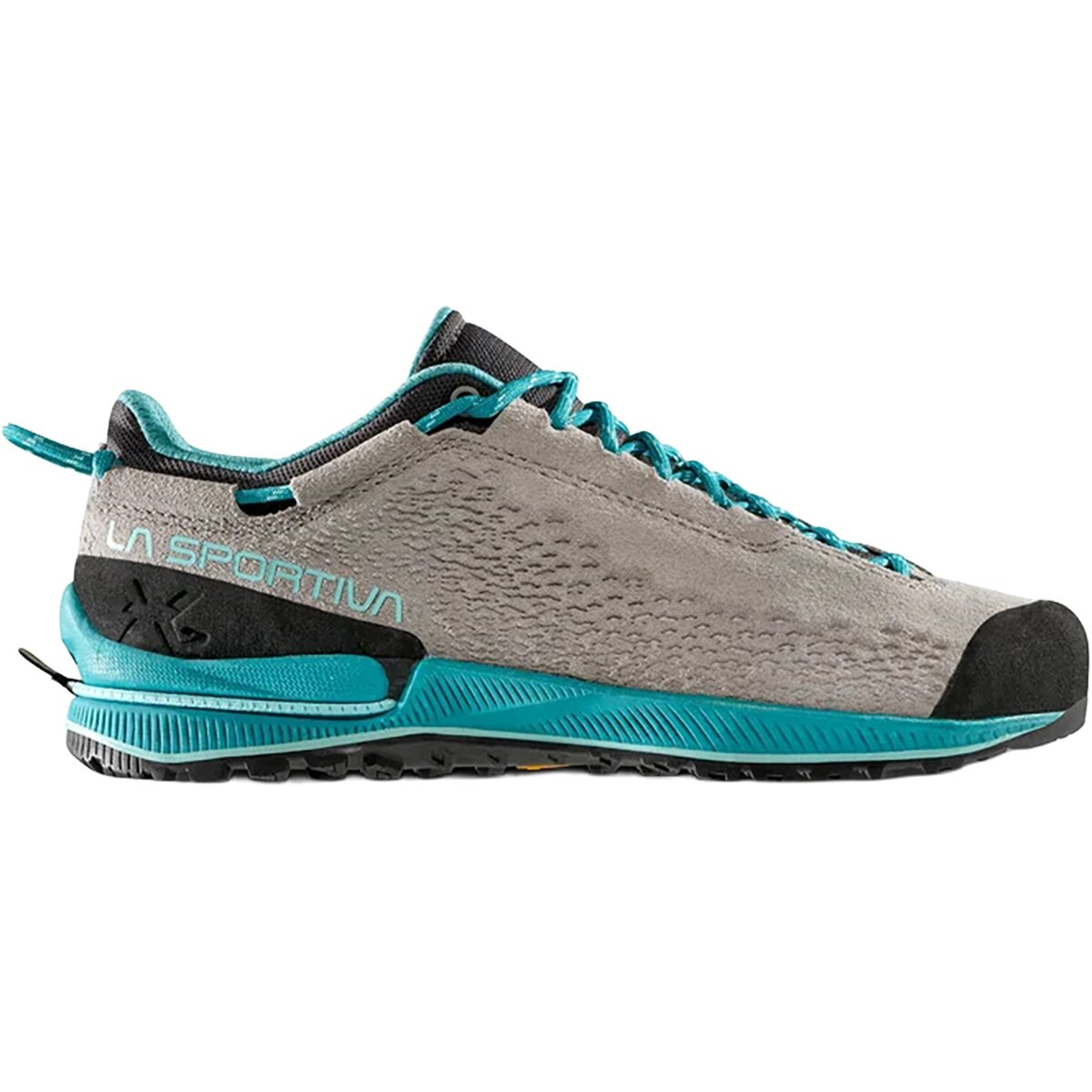 La Sportiva La Sportiva Women's TX2 Evo Leather Approach Shoe in Moon / Lagoon - Size: 39 - $103.35 at Steep and Cheap