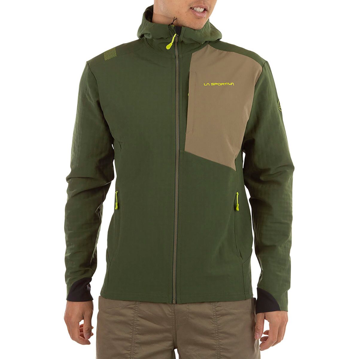 La Sportiva Men's Descender Storm Jacket in Forest / Turtle - Size: XS