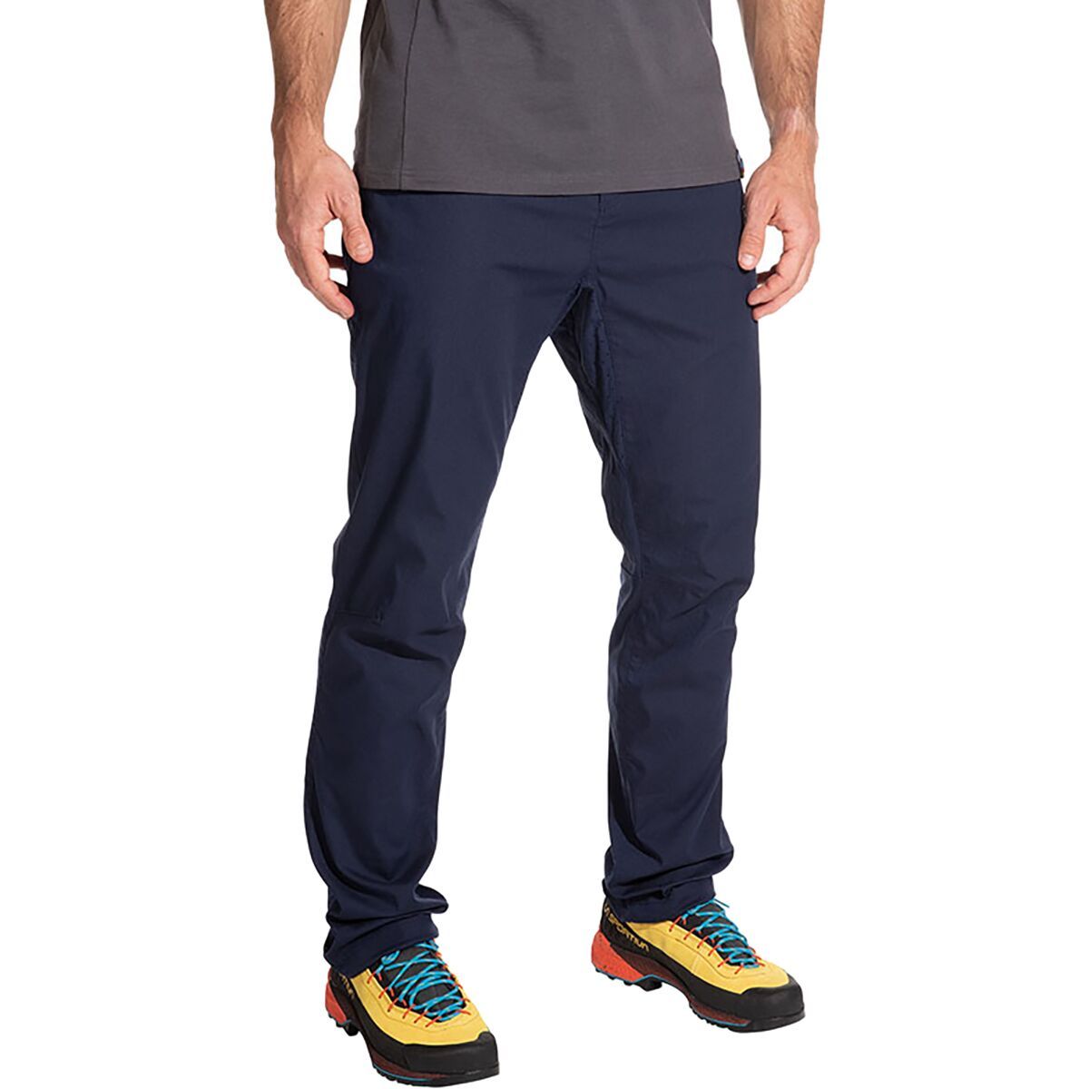 La Sportiva Men's Machina Pant in Deep Sea / Tropic Blue - Size: Large