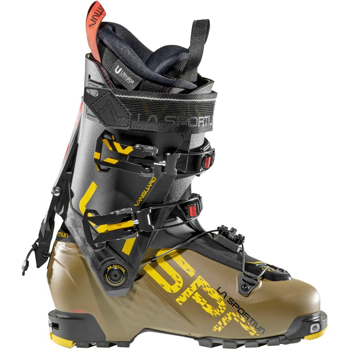 La Sportiva Men's Vanguard Alpine Touring Boot - 2025 in Turtle / Yellow - Size: 27.5