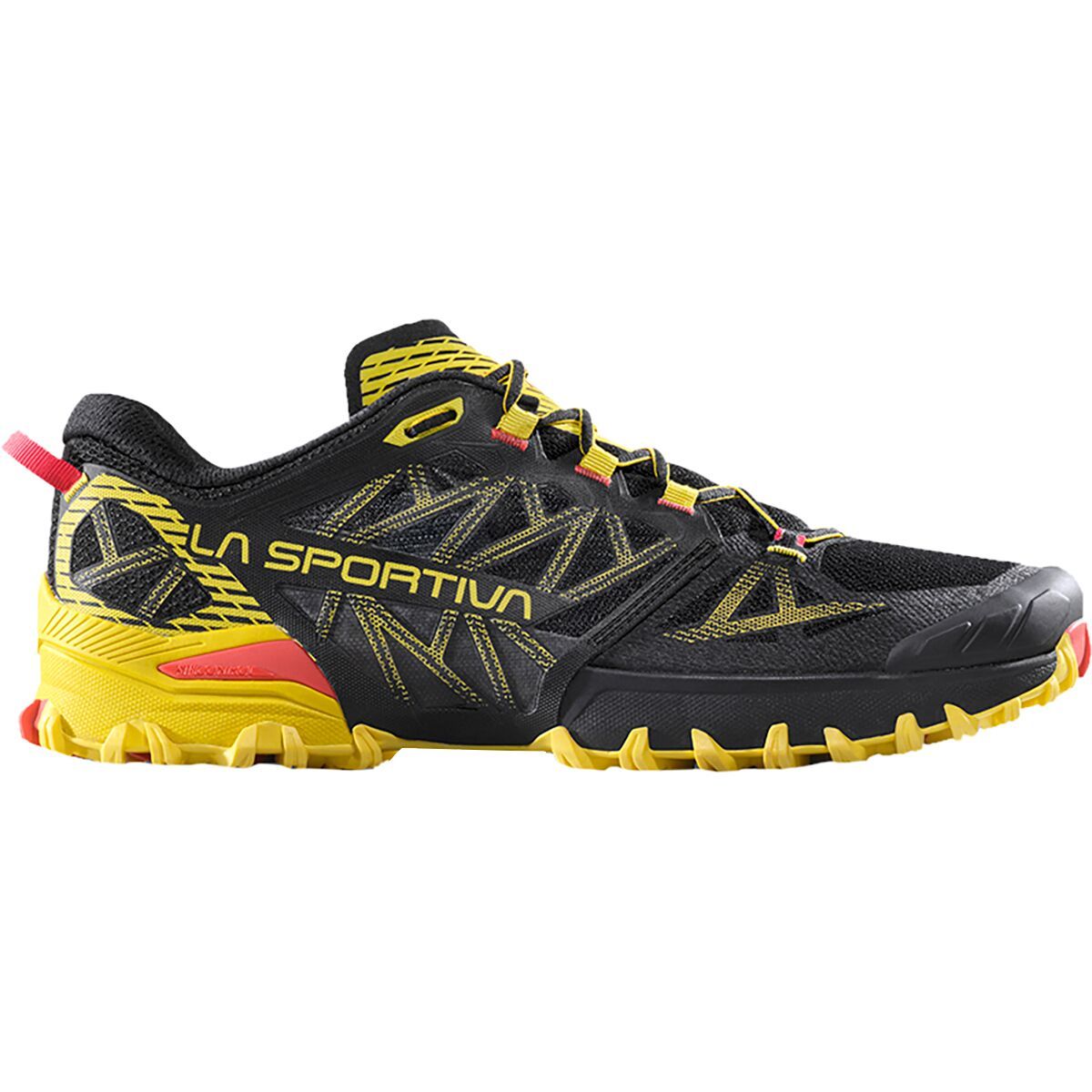 La Sportiva Men's Bushido III Trail Running Shoe in Black / Yellow - Size: