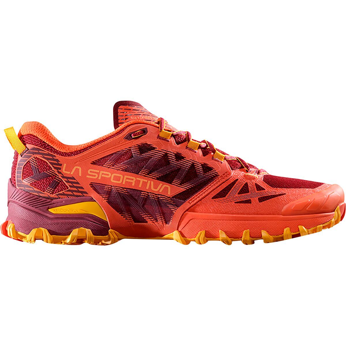 La Sportiva Men's Bushido III Trail-Running Shoes Cherry Tomato/Sangria