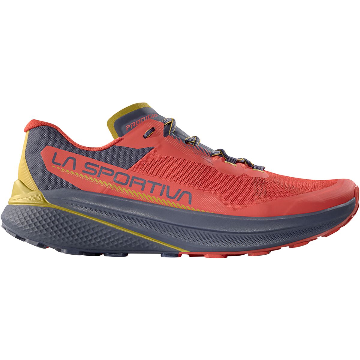 La Sportiva Men's Prodigio Trail Running Shoe in Mountain Red / Night Sky - Size: