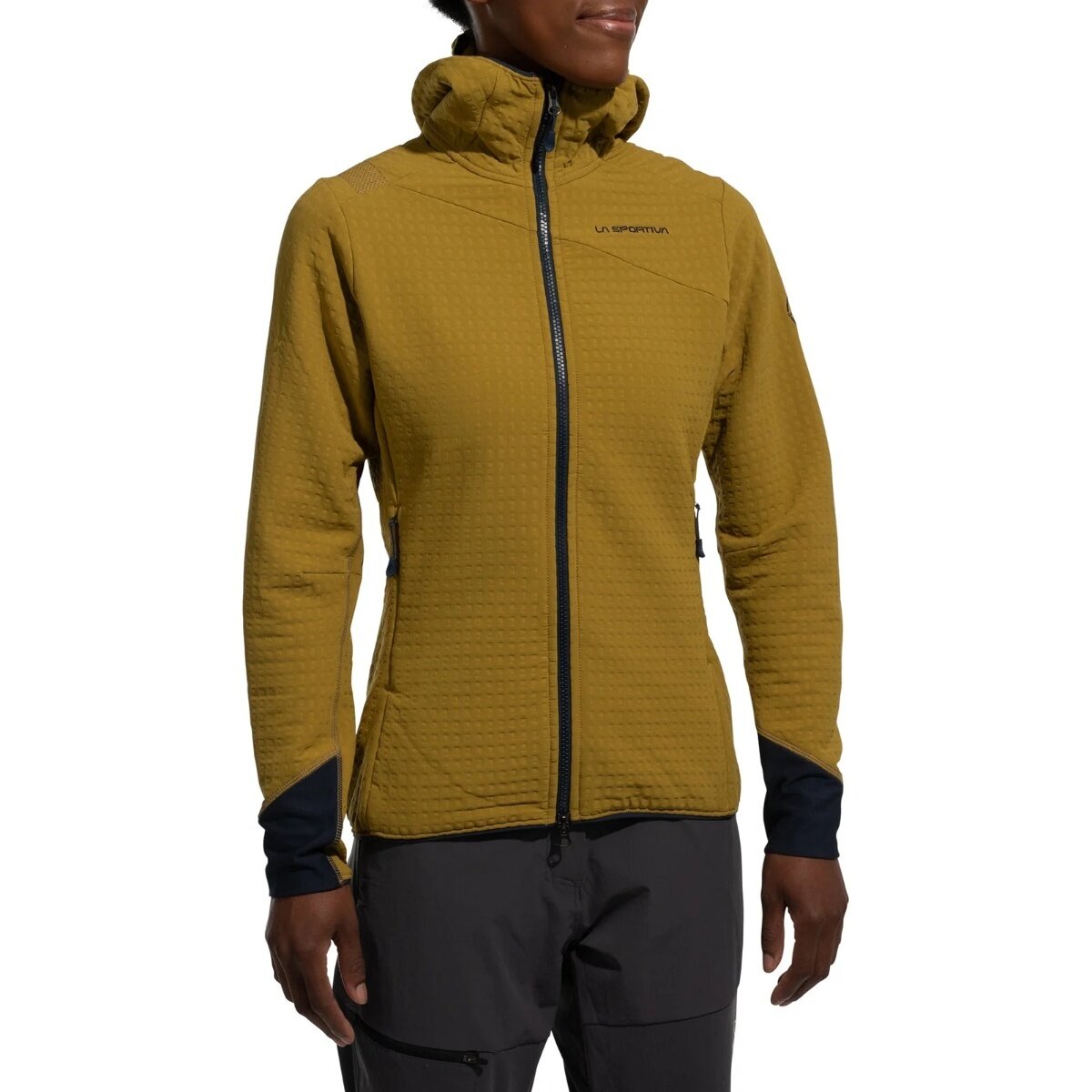 La Sportiva Women's Bristen Thermal Hoodie in Savana / Night Sky - Size: XS