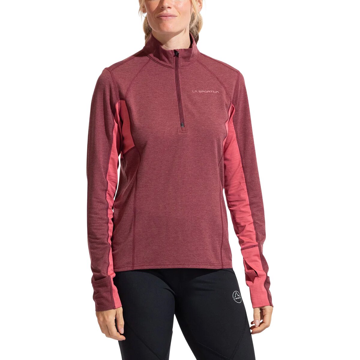 La Sportiva La Sportiva Women's Swift Long-Sleeve Top in Redwood / Rosebay - Size: XL - $49.50 at SteepandCheap.com