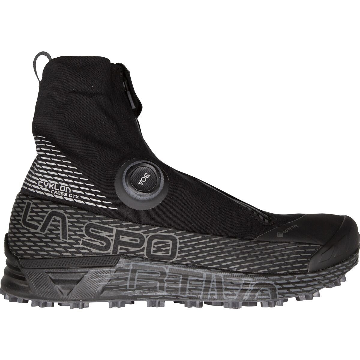 La Sportiva Men's Cyklon Cross GTX Trail Running Shoe in Black / Carbon - Size: