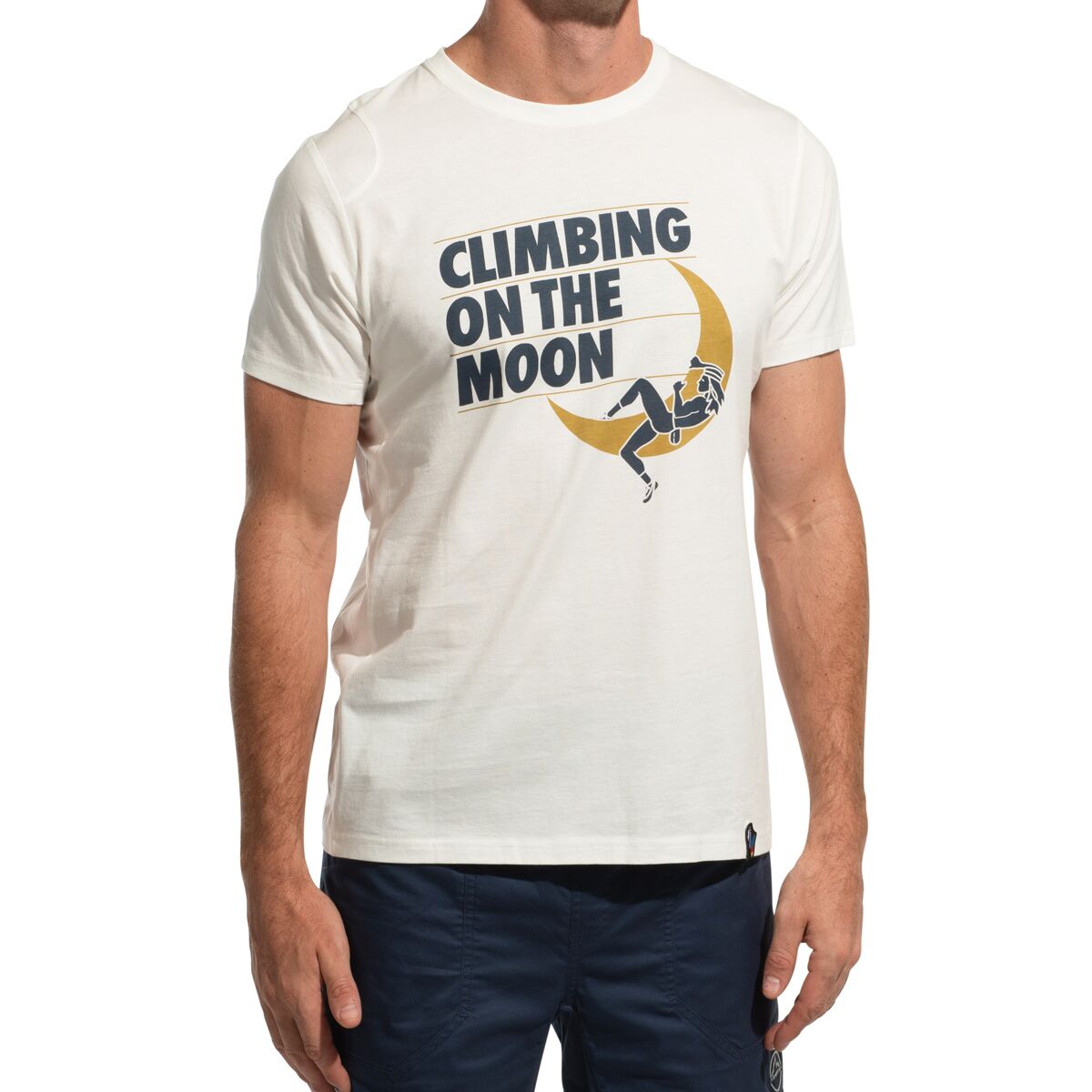 La Sportiva La Sportiva Men's Moon Rock T-Shirt in Chalk - Size: Small - $17.50 at SteepandCheap.com