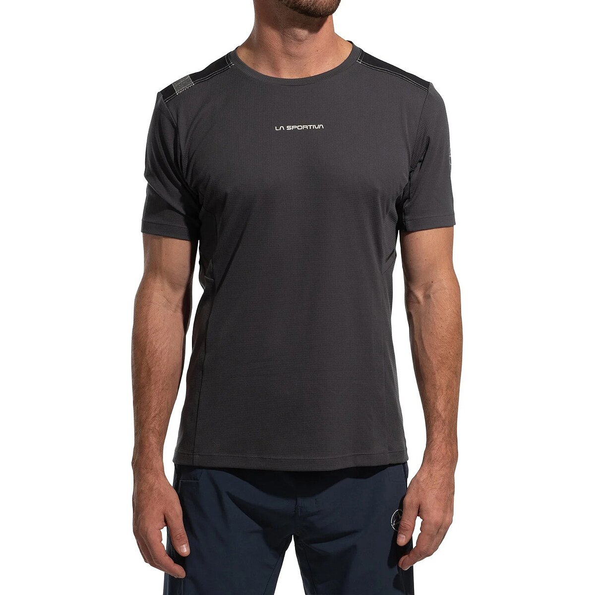 La Sportiva Men's Ridge T-Shirt in Onyx / Black - Size: Small
