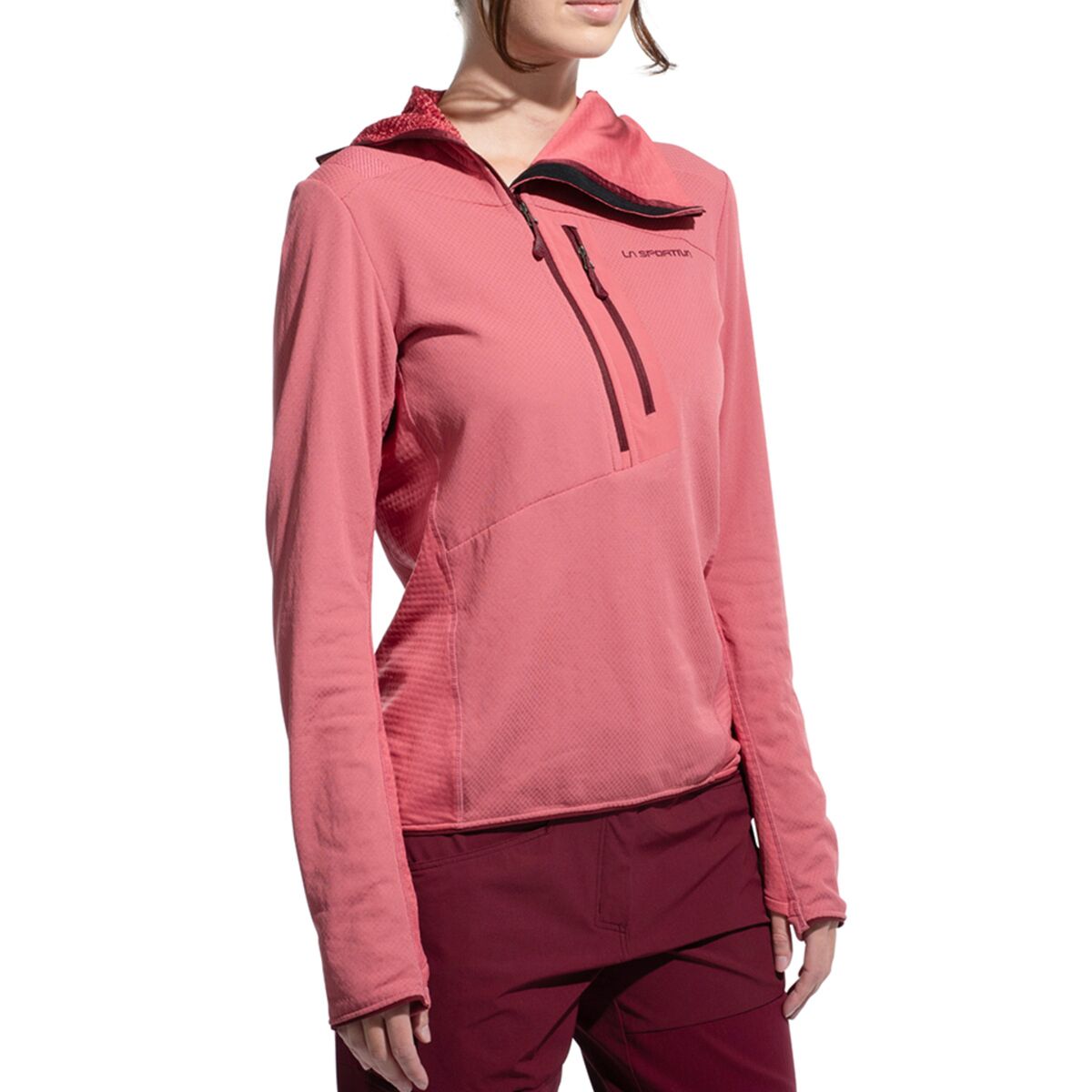 La Sportiva La Sportiva Women's Big Wall Pullover Hoodie in Rosebay - Size: Small - $95.40 at Steep and Cheap