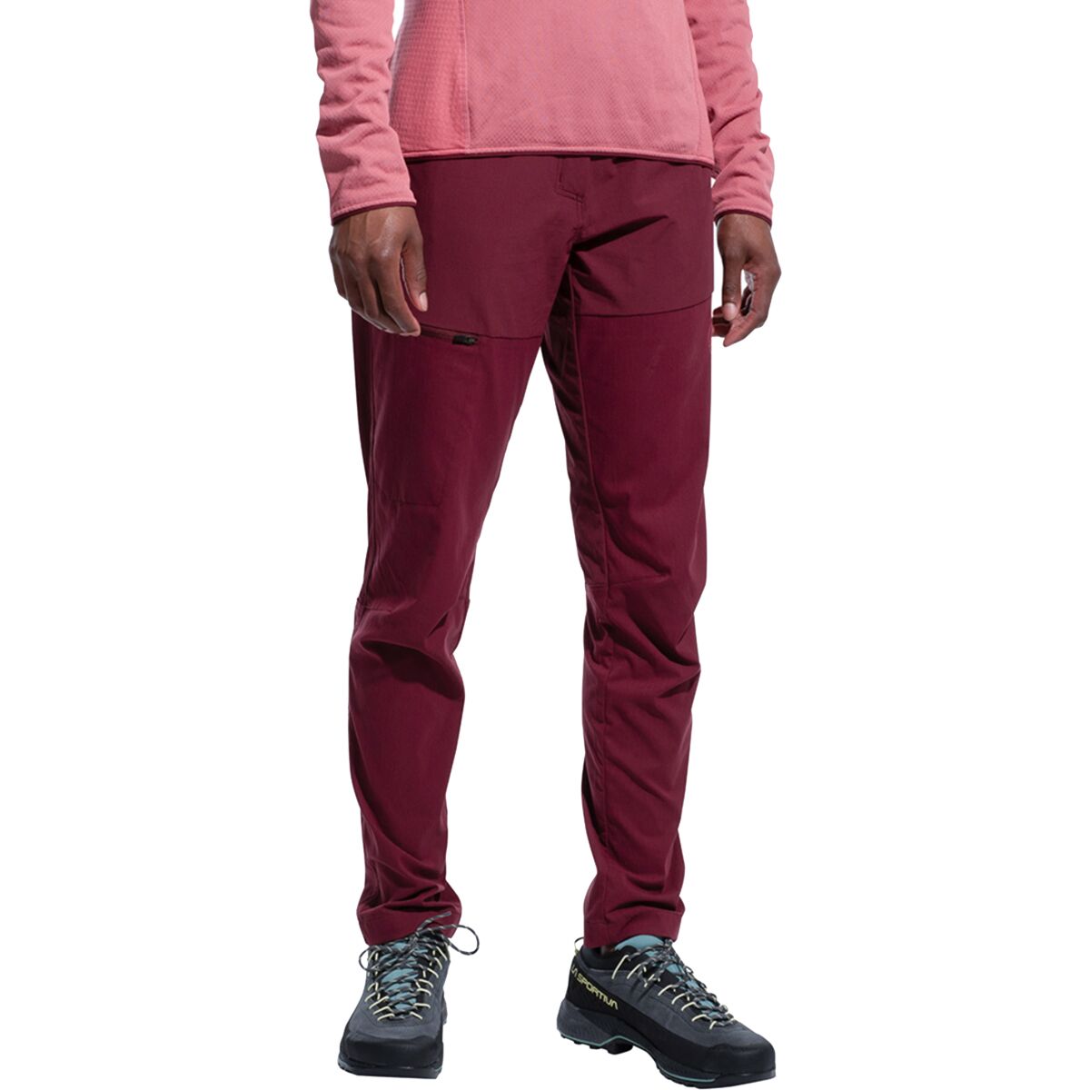 La Sportiva Women's Machina Tech Pants in Redwood / Rosebay - Size: Large