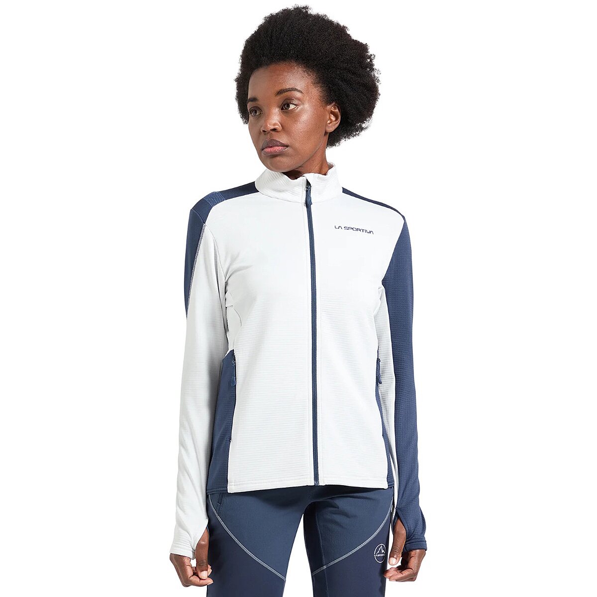 La Sportiva La Sportiva Women's Chill Thermal Jacket in Chalk / Night Sky - Size: Large - $77.35 at Steep and Cheap
