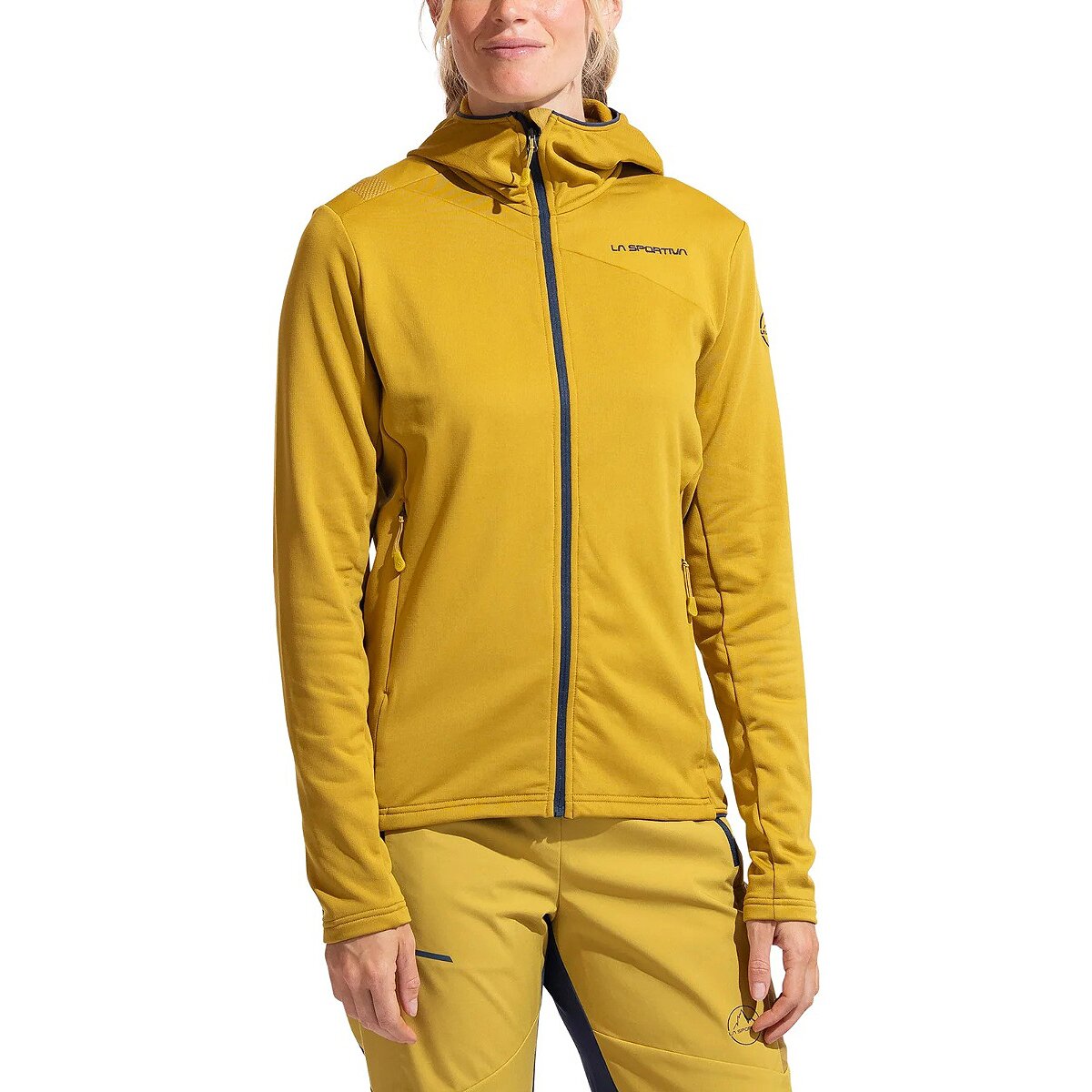 La Sportiva Women's Cosmic Thermal Hooded Jacket in Savana - Size: XL